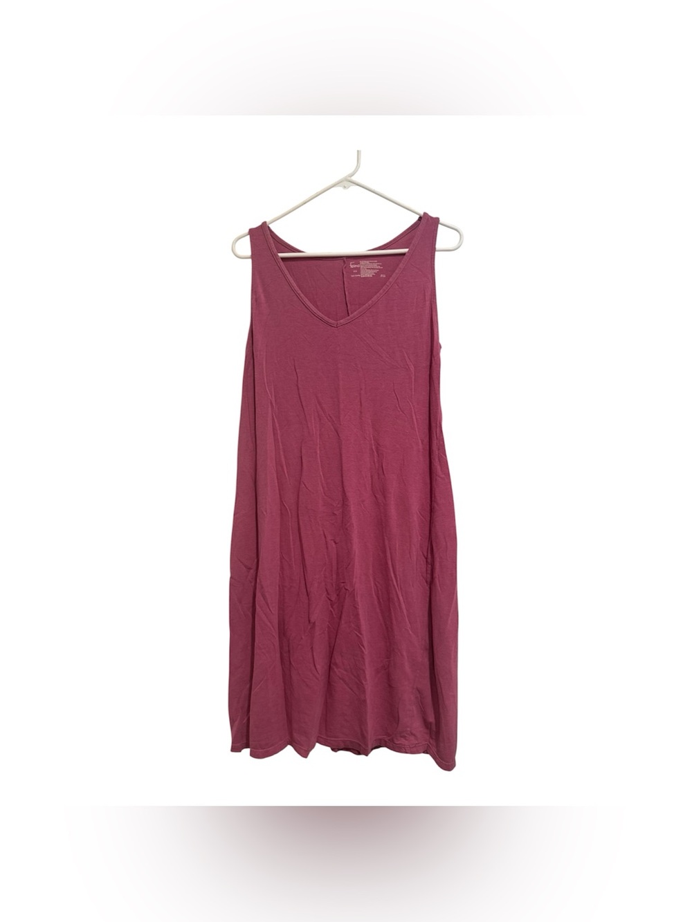 Felina Sleeveless V-Neck Cotton Modal Blend Casual Tank Dress, Style C5299B2